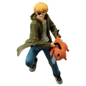 Denji e Pochita Chainsaw Man Vibration Stars Bandai Banpresto Action Figure